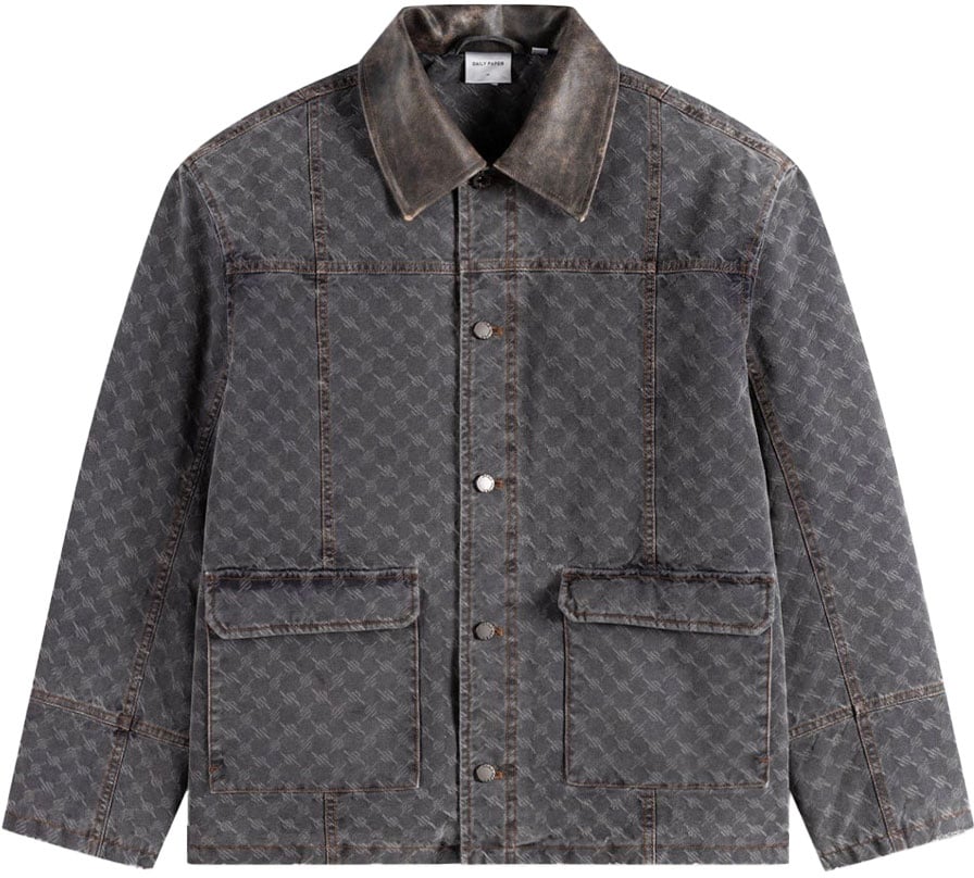 Daily Paper Heren Monogram Workwear Jacket Grijs Grijs