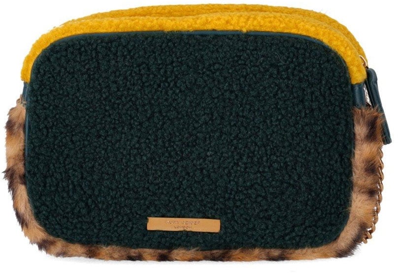 Kurt Geiger London KURT GEIGER HOXTON FUR MULTICOLORED CROSSBODY BAG Divers