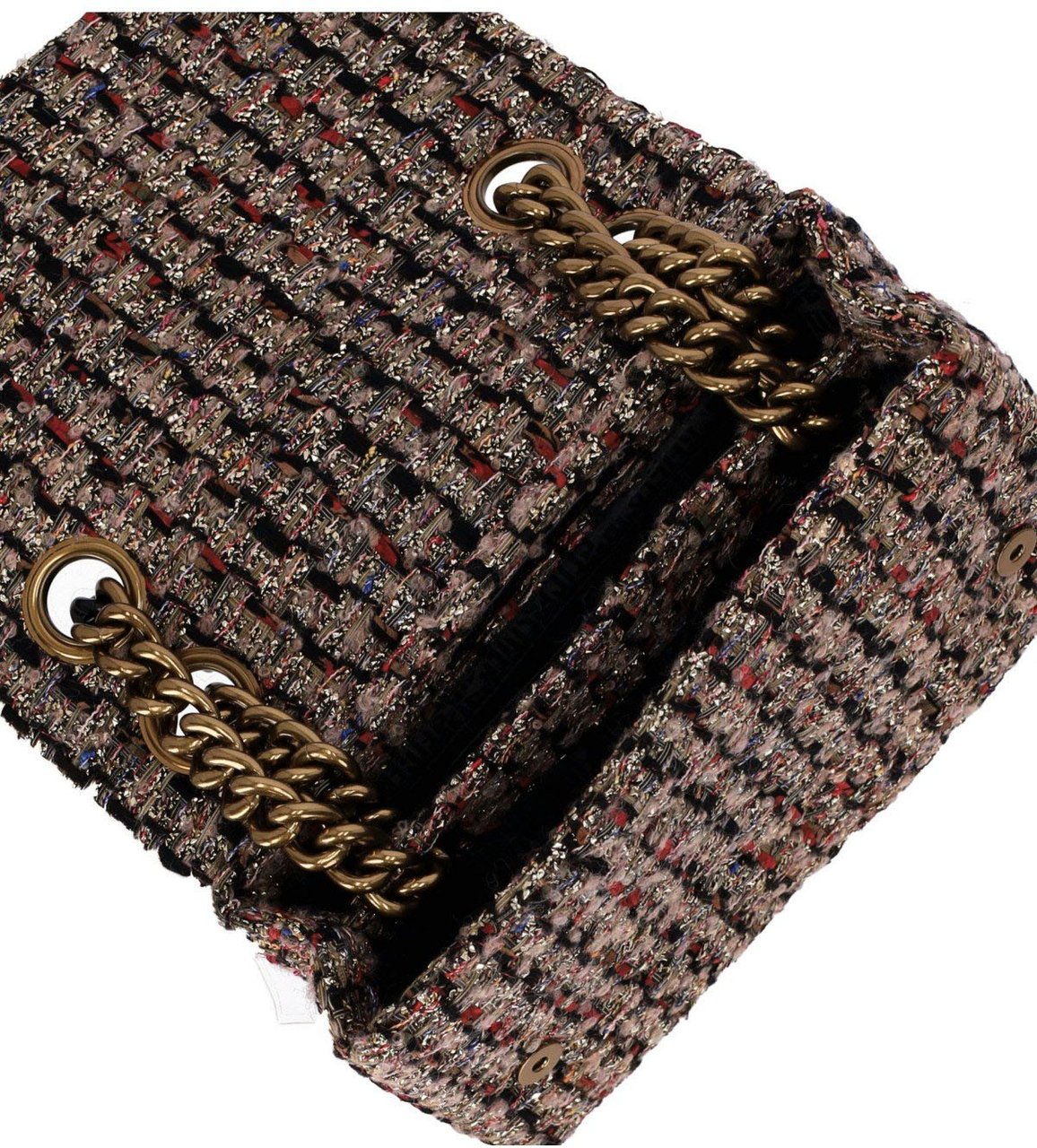 Kurt Geiger London KURT GEIGER LARGE KENSINGTON MULTICOLORED SHOULDER BAG Goud