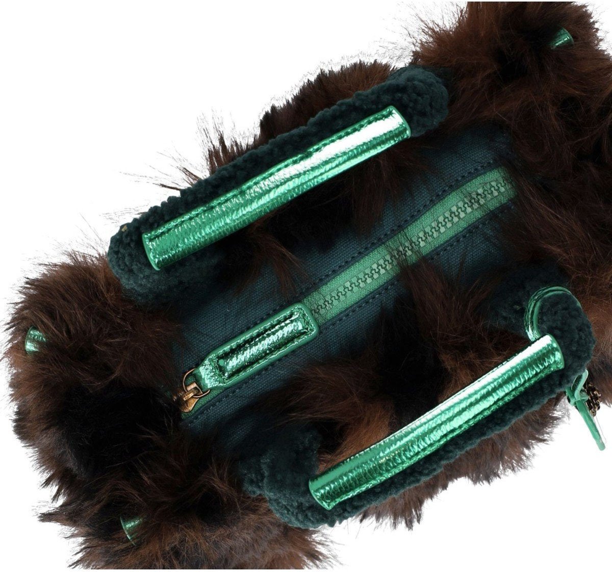 Kurt Geiger London KURT GEIGER FUR SOUTHBANK HANDBAG Bruin