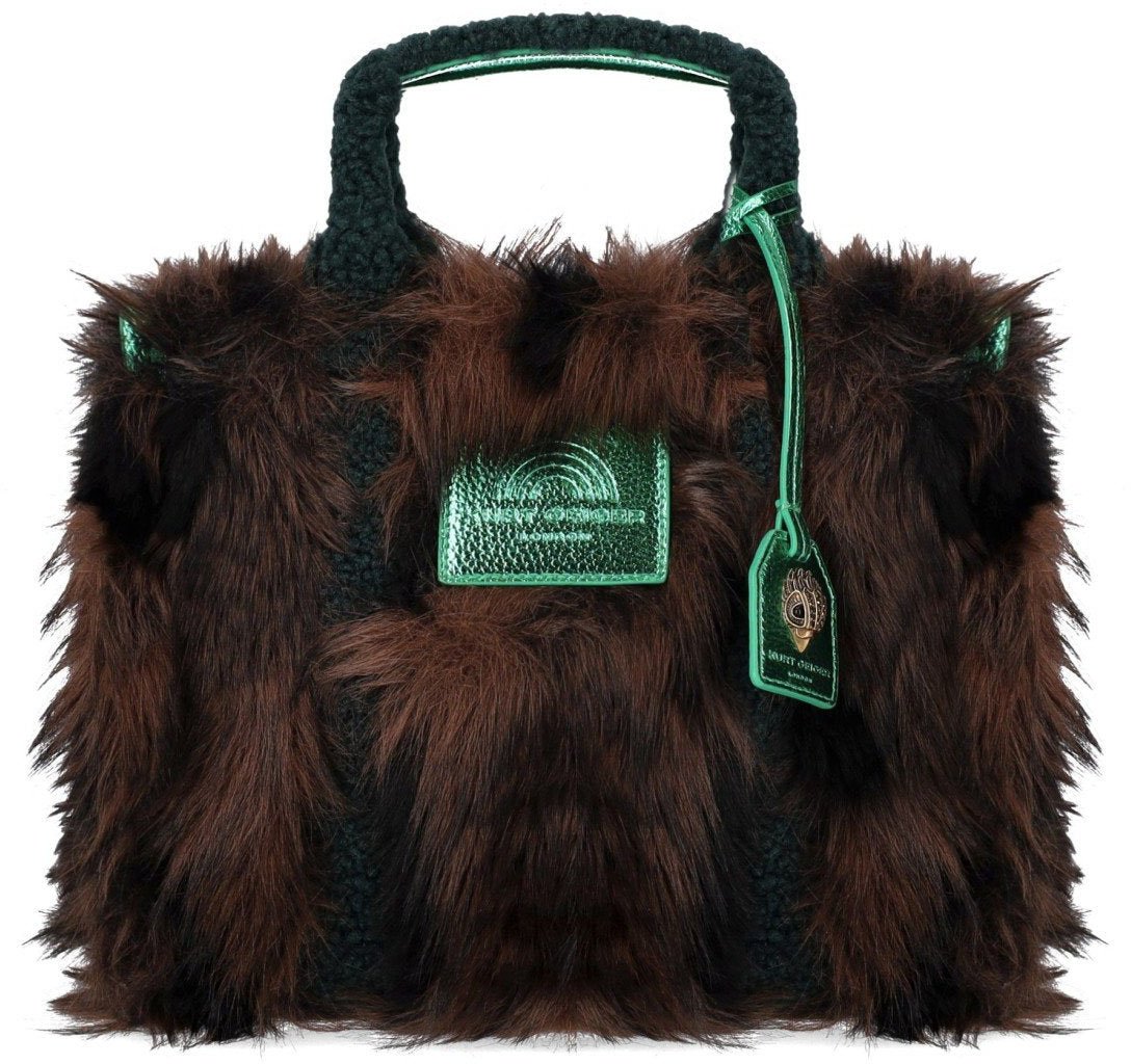 Kurt Geiger London KURT GEIGER FUR SOUTHBANK HANDBAG Bruin