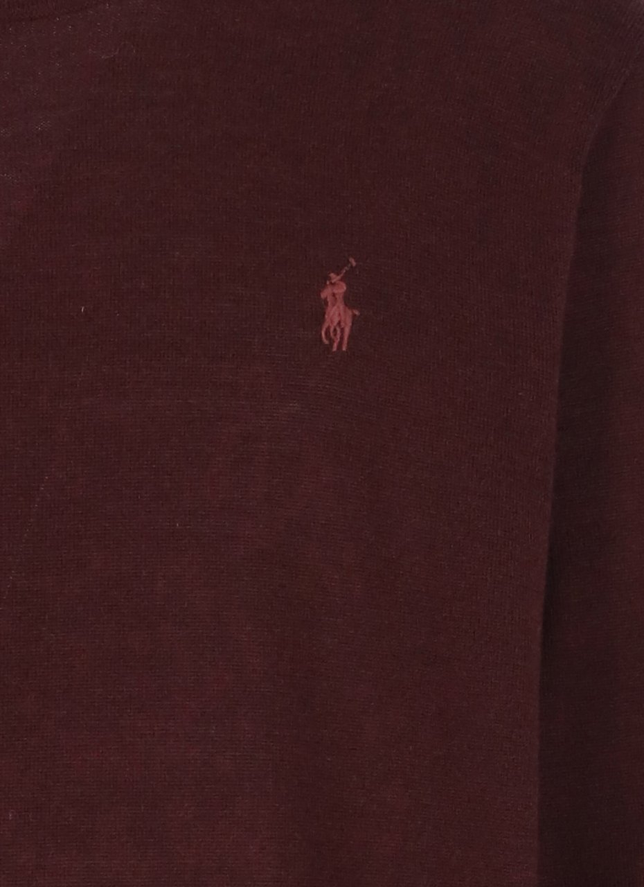 Ralph Lauren Slim fit knit sweater Rood