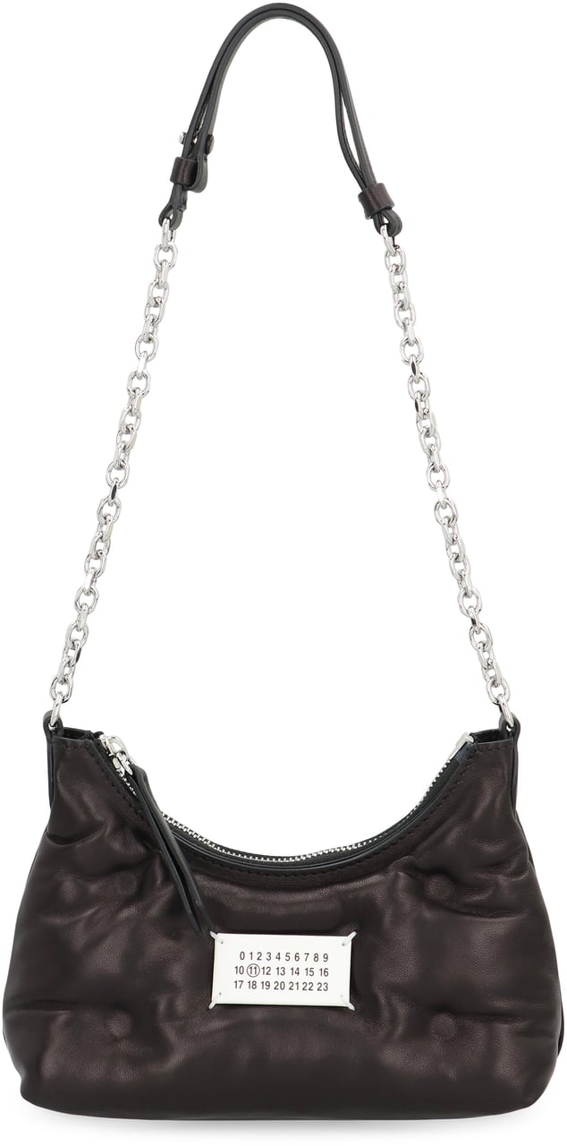 Maison Margiela Borsa Glam Slam hobo micro in olandese si traduce in: Glam Slam hobo micro tas Zwart