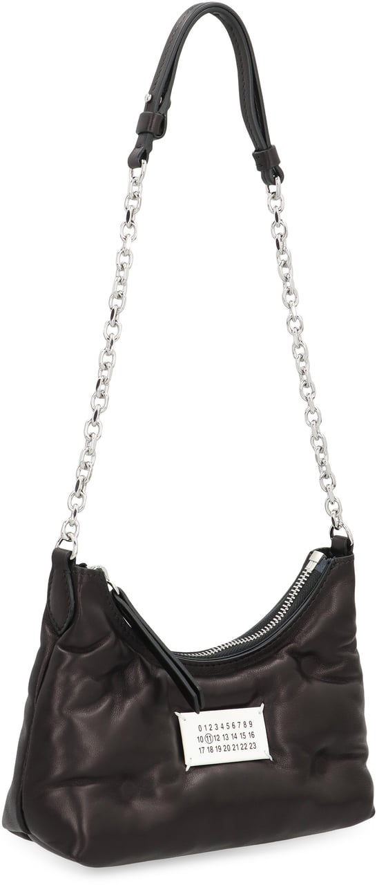 Maison Margiela Borsa Glam Slam hobo micro in olandese si traduce in: Glam Slam hobo micro tas Zwart