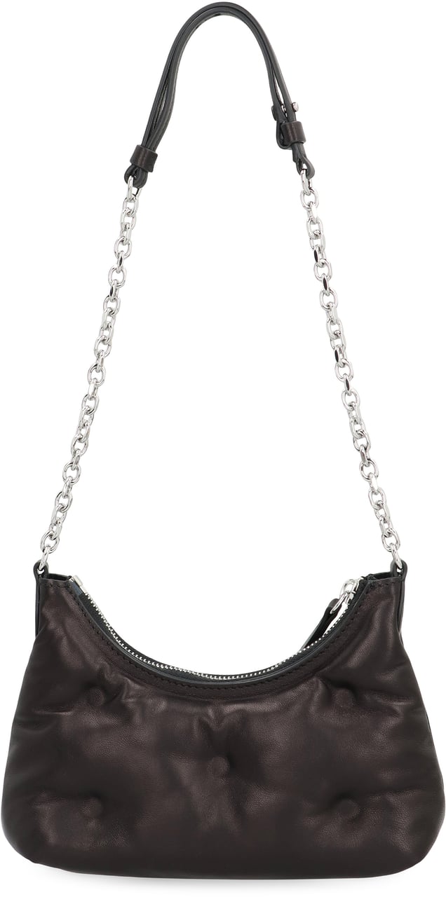 Maison Margiela Borsa Glam Slam hobo micro in olandese si traduce in: Glam Slam hobo micro tas Zwart