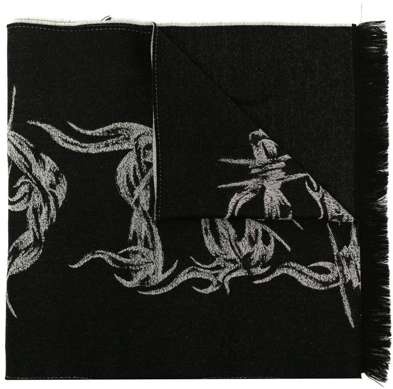 Givenchy Givenchy Wool Scarf Zwart
