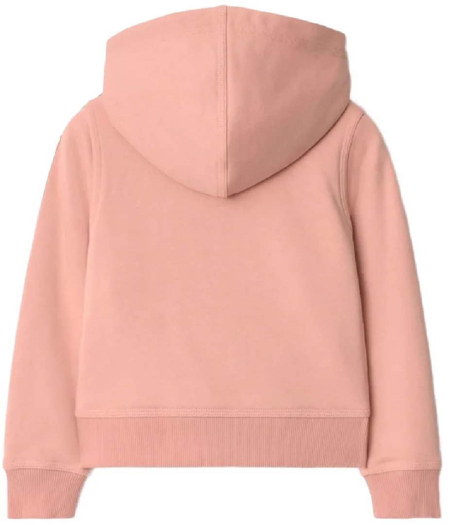 Burberry Zip Fleece Lateral Check Rosa Roze