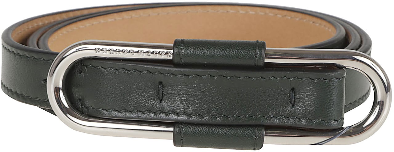 Ralph Lauren Cow Leather Belt Zwart