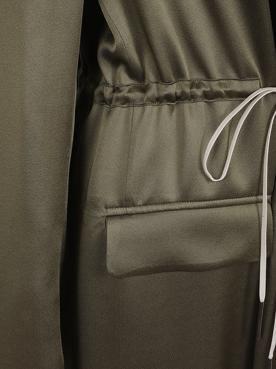 Dries van Noten Cape Khaki Groen