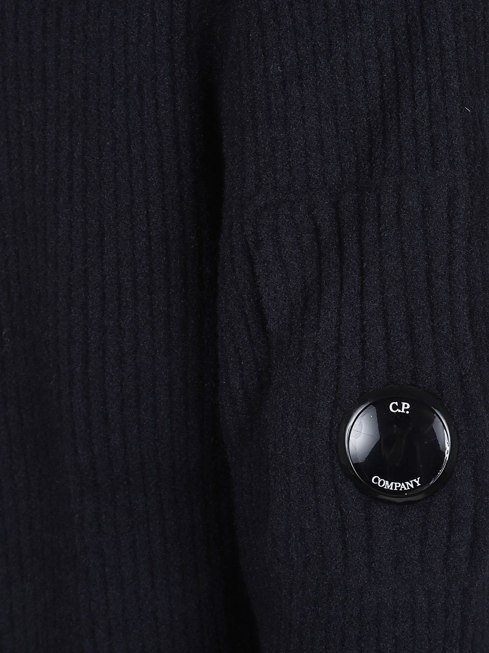 CP Company knitwear cardigan in fleece knit Blauw