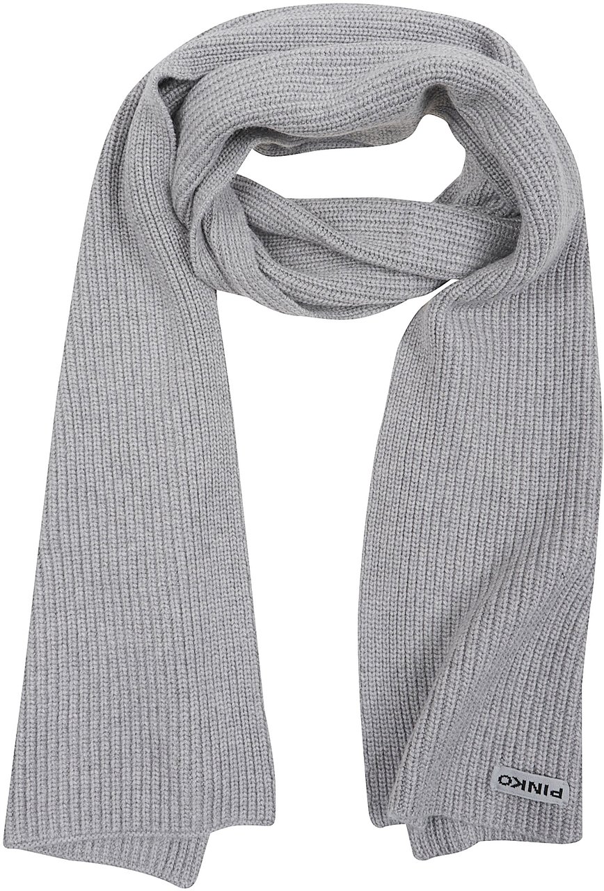 Pinko slovenia sciarpa half english Grijs