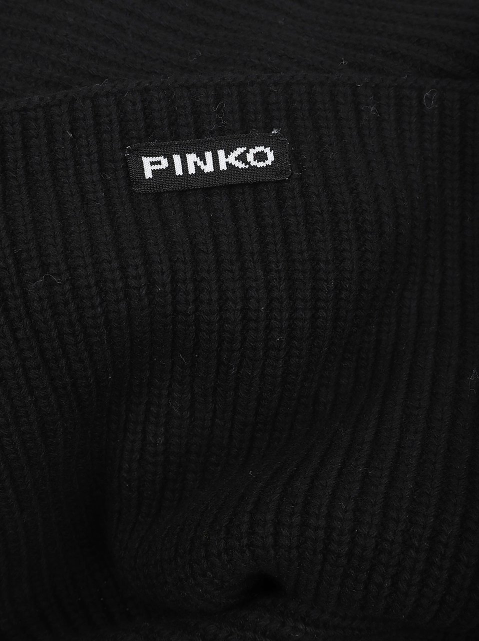 Pinko slovenia sciarpa half english Zwart