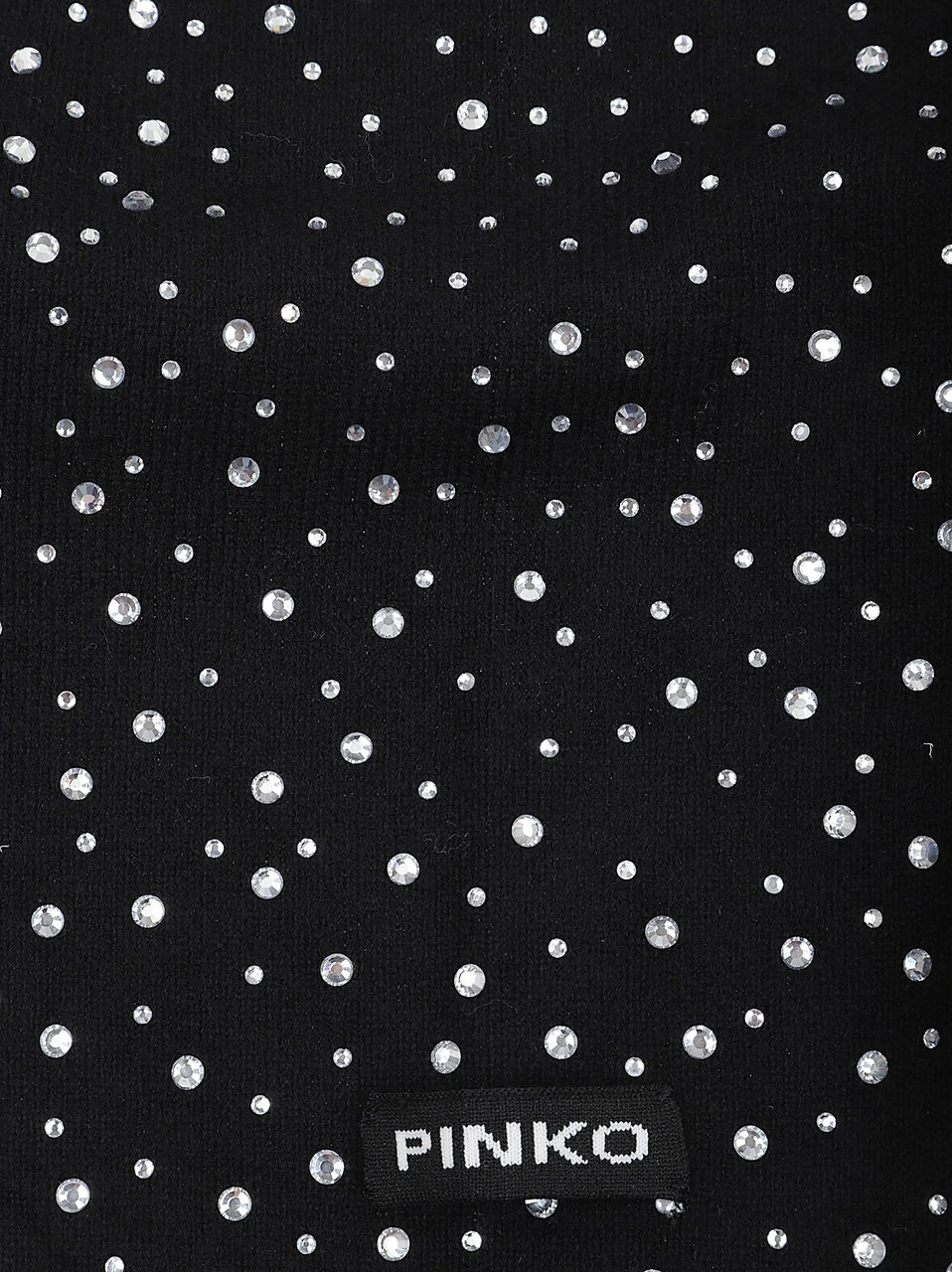 Pinko svizzera sciarpa rasato full s Zwart