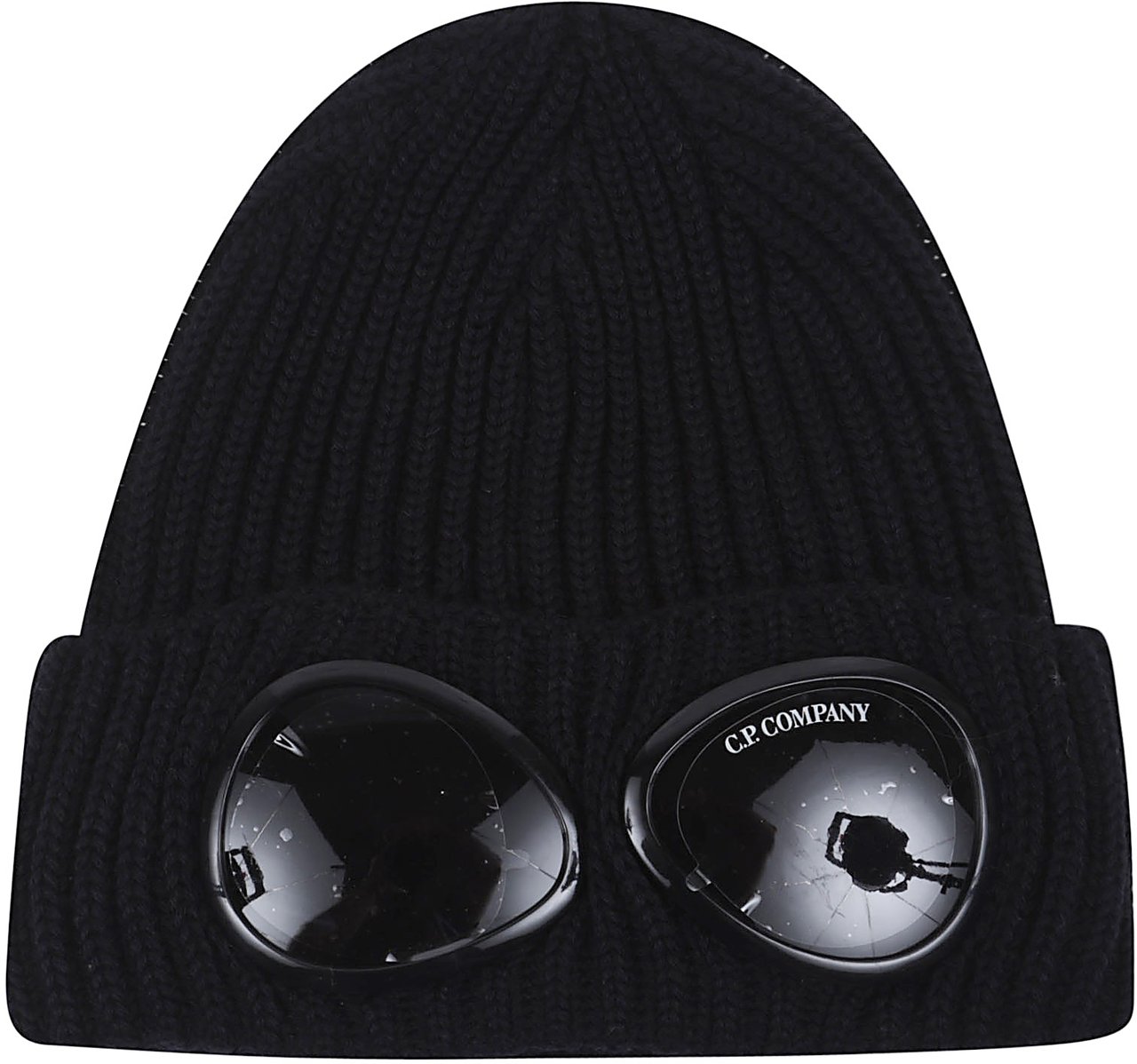 CP Company knit cap extrafine merino wool Blauw