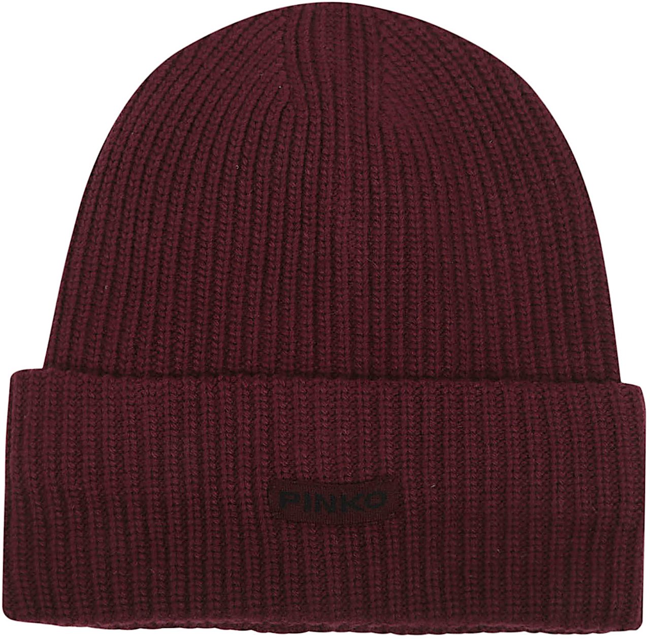 Pinko bosnia beanie half english rib Rood