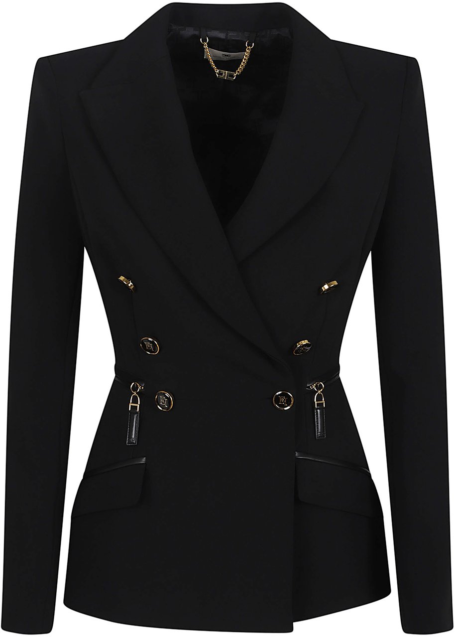 Elisabetta Franchi giacca Zwart