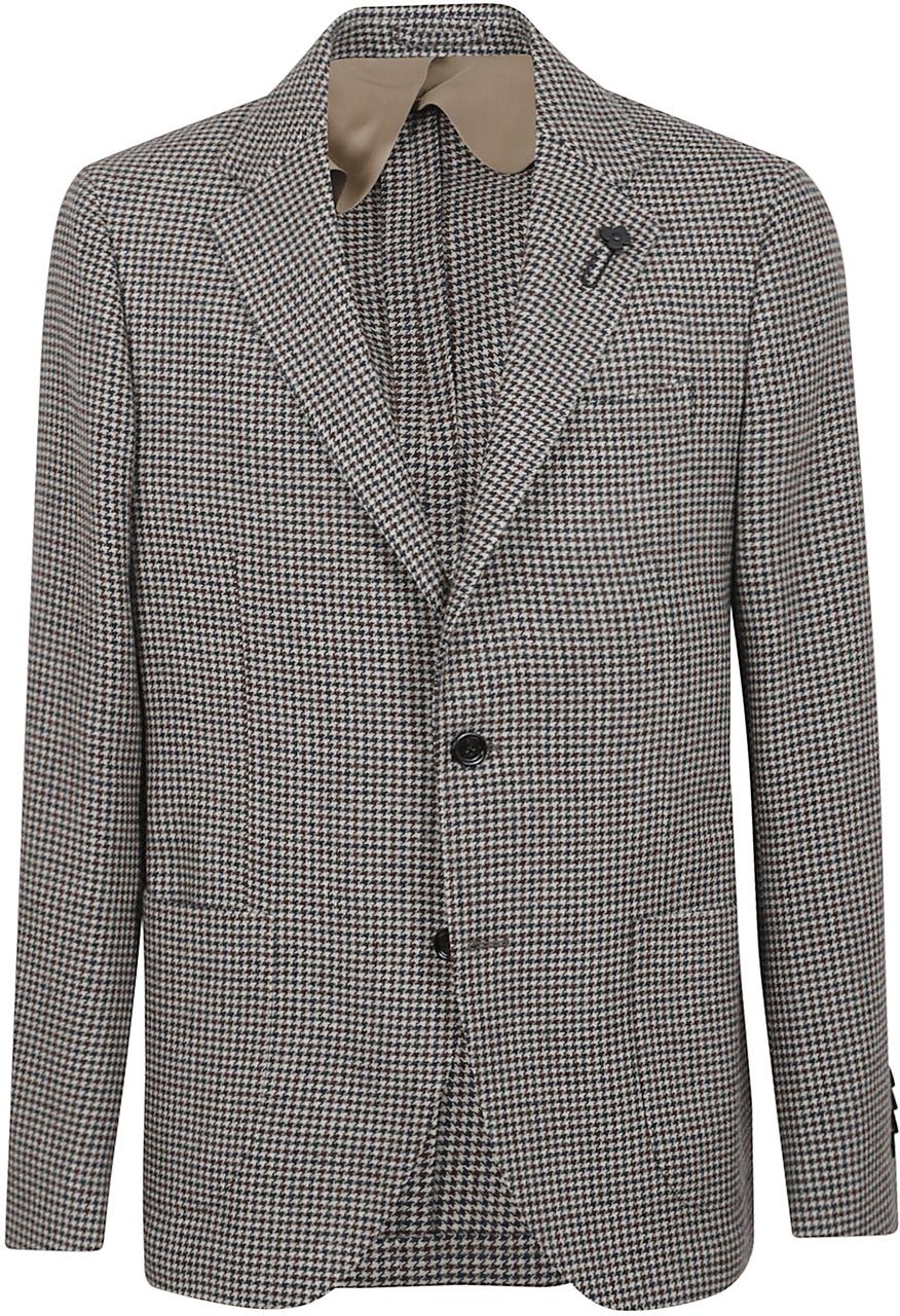 Lardini giacca uomo iconic drop reg Zwart