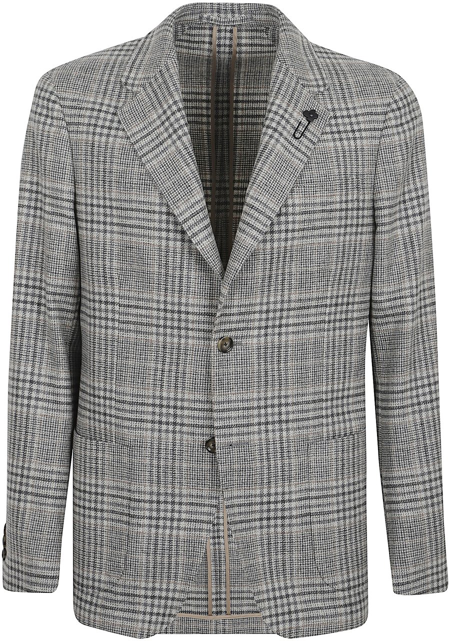 Lardini giacca uomo roma Grijs