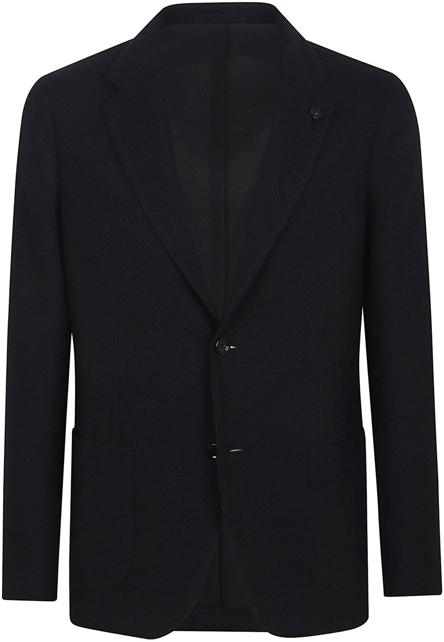 Lardini giacca uomo liknit Blauw