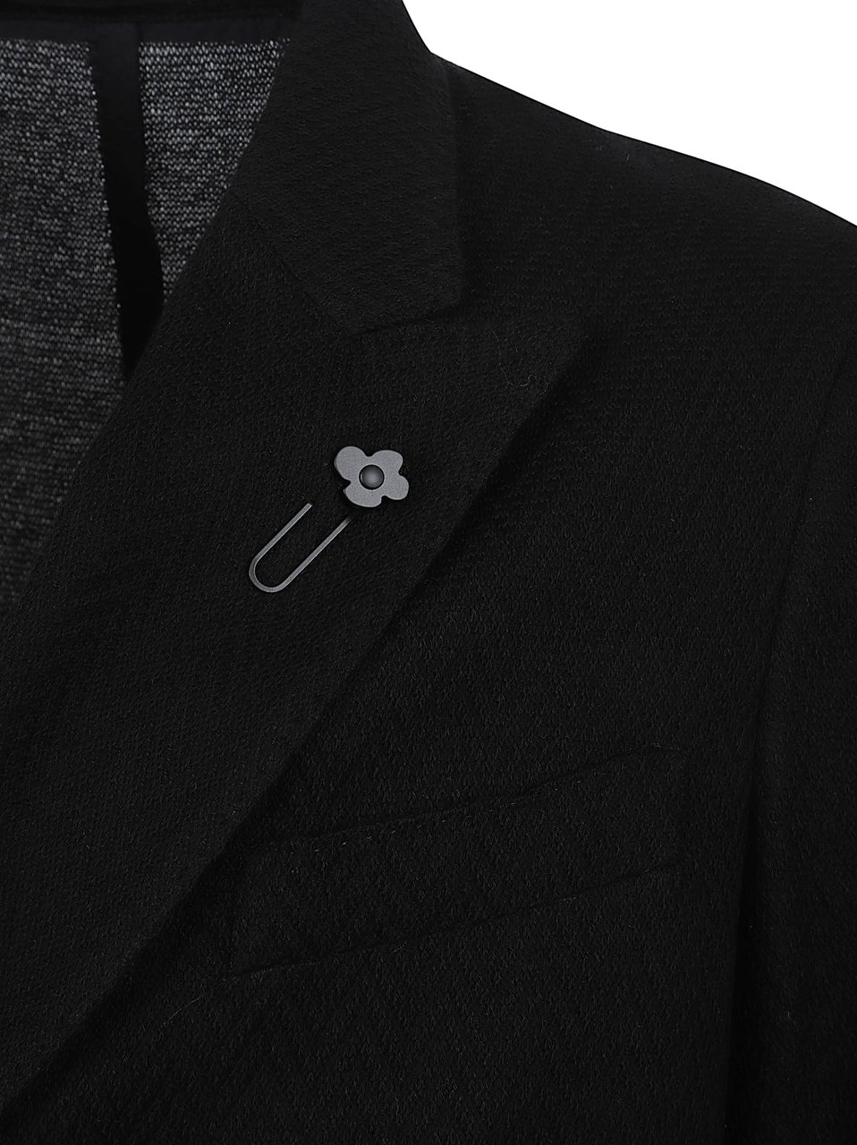 Lardini giacca uomo liknit Zwart