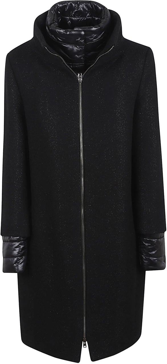 Herno padded jacket Zwart