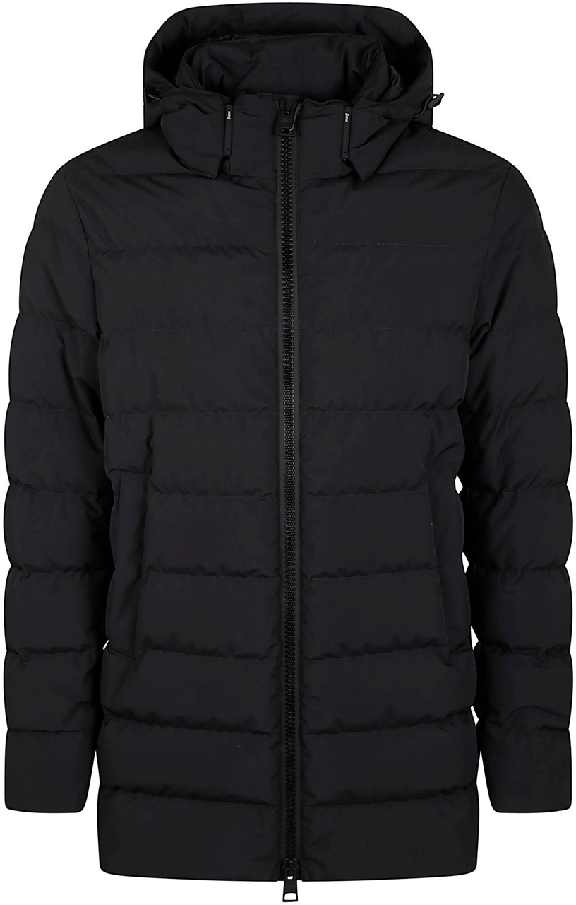Herno padded jacket Zwart