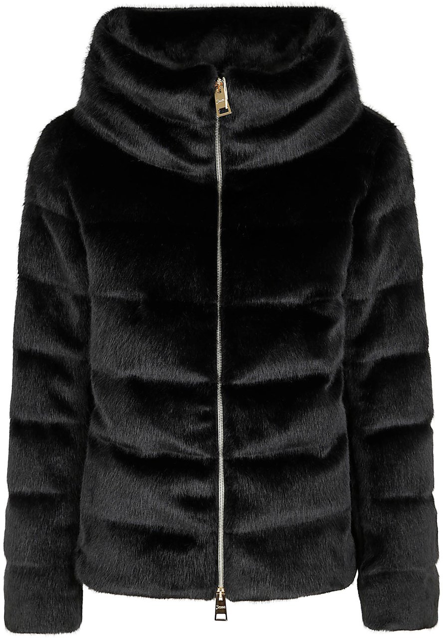 Herno padded jacket Zwart