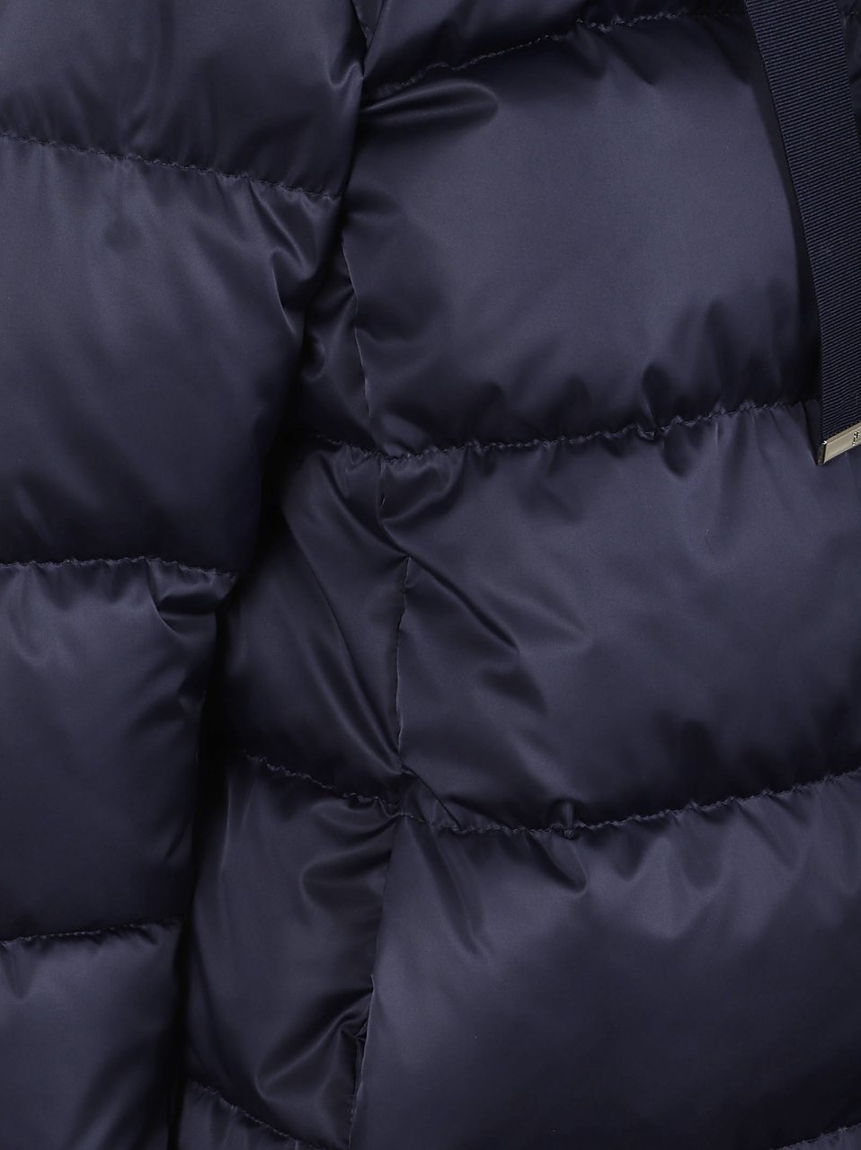 Herno satin cape down jacket Blauw