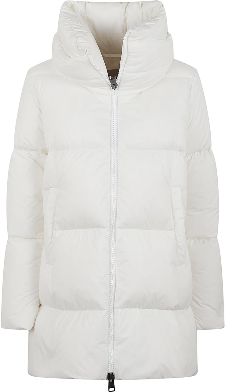Herno a shape relaxed down jacket Wit