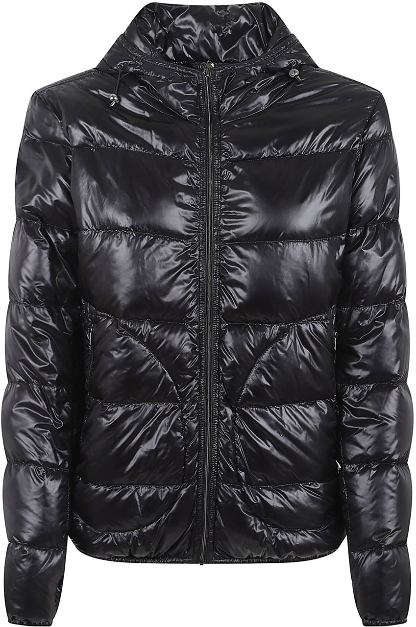 Herno padded jacket Zwart