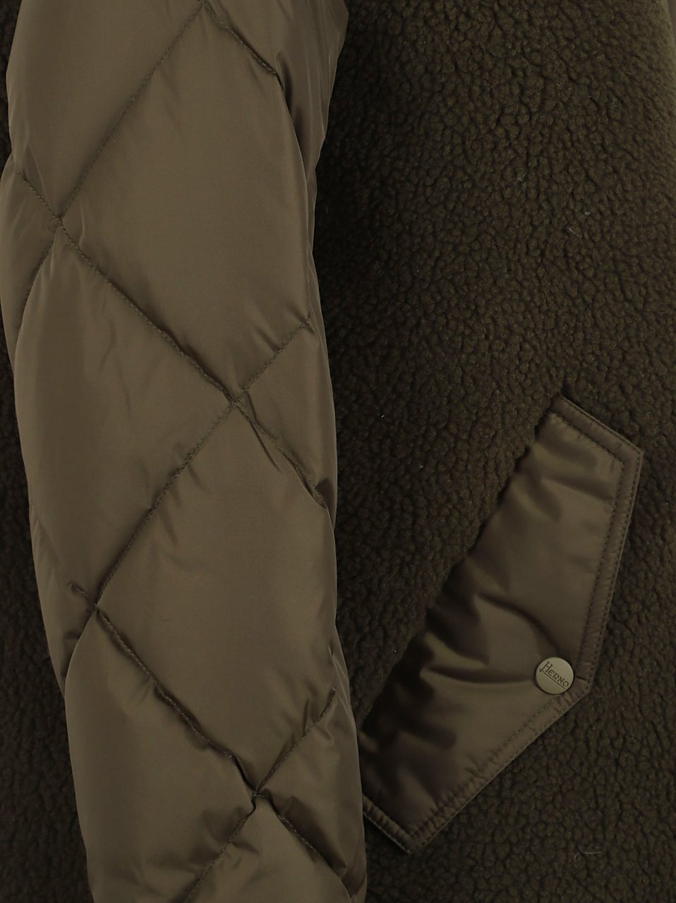 Herno padded jacket Groen