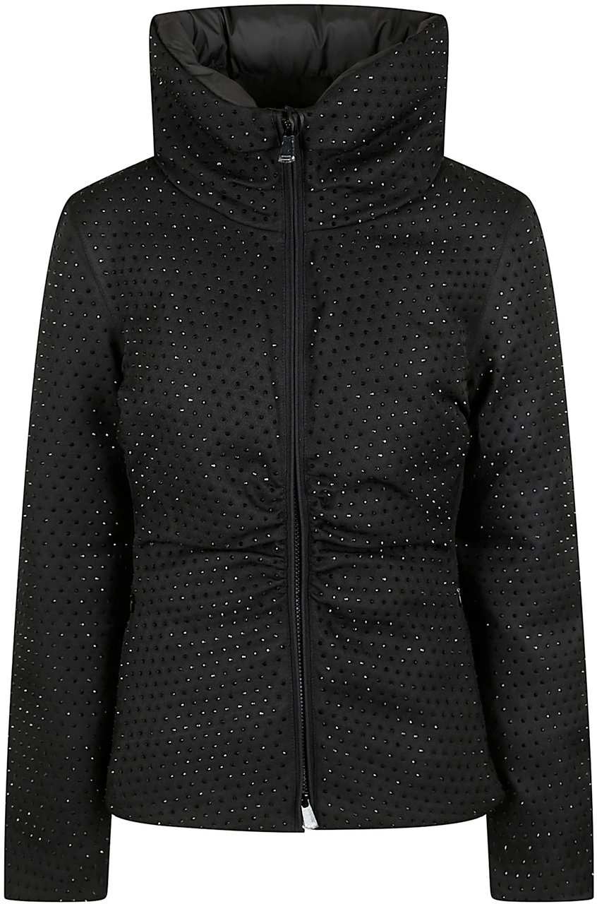 Pinko nita imbottito tela full stras Zwart