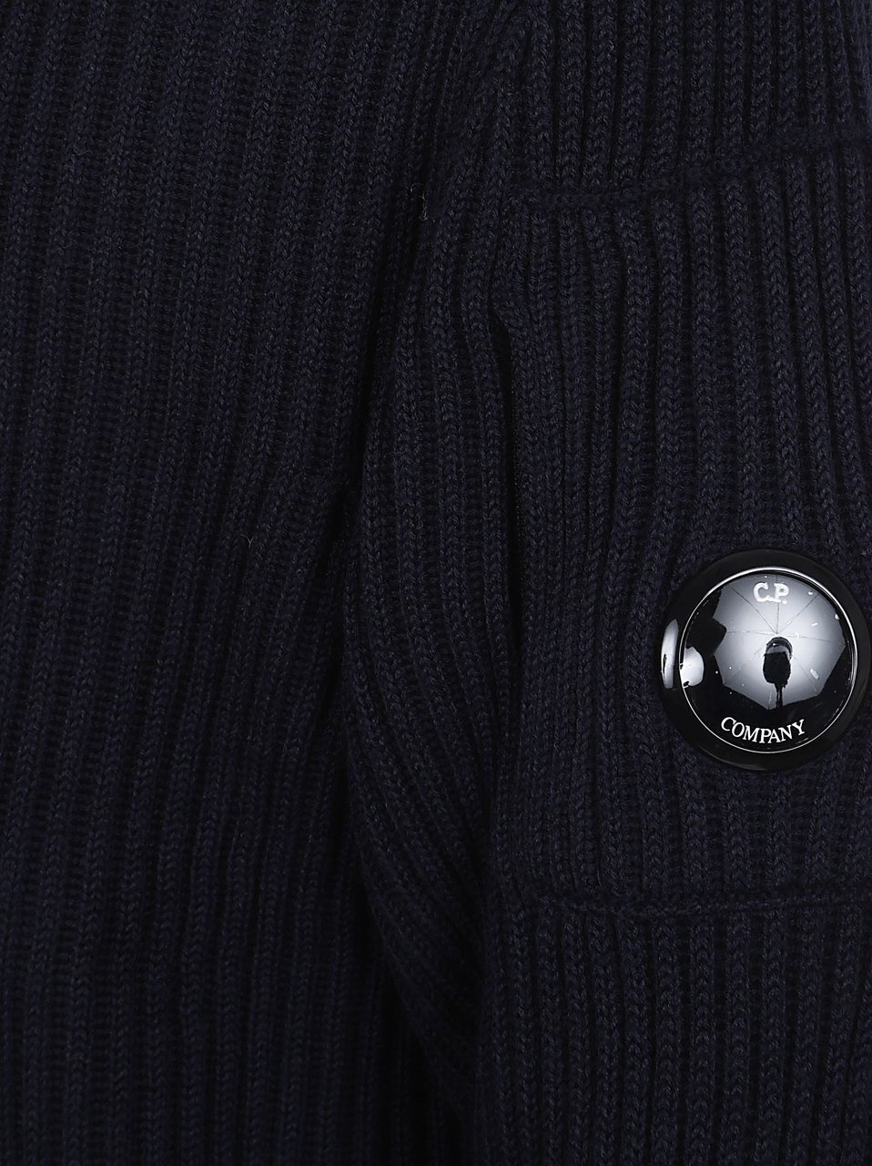 CP Company knitwear turtle neck re wool Blauw