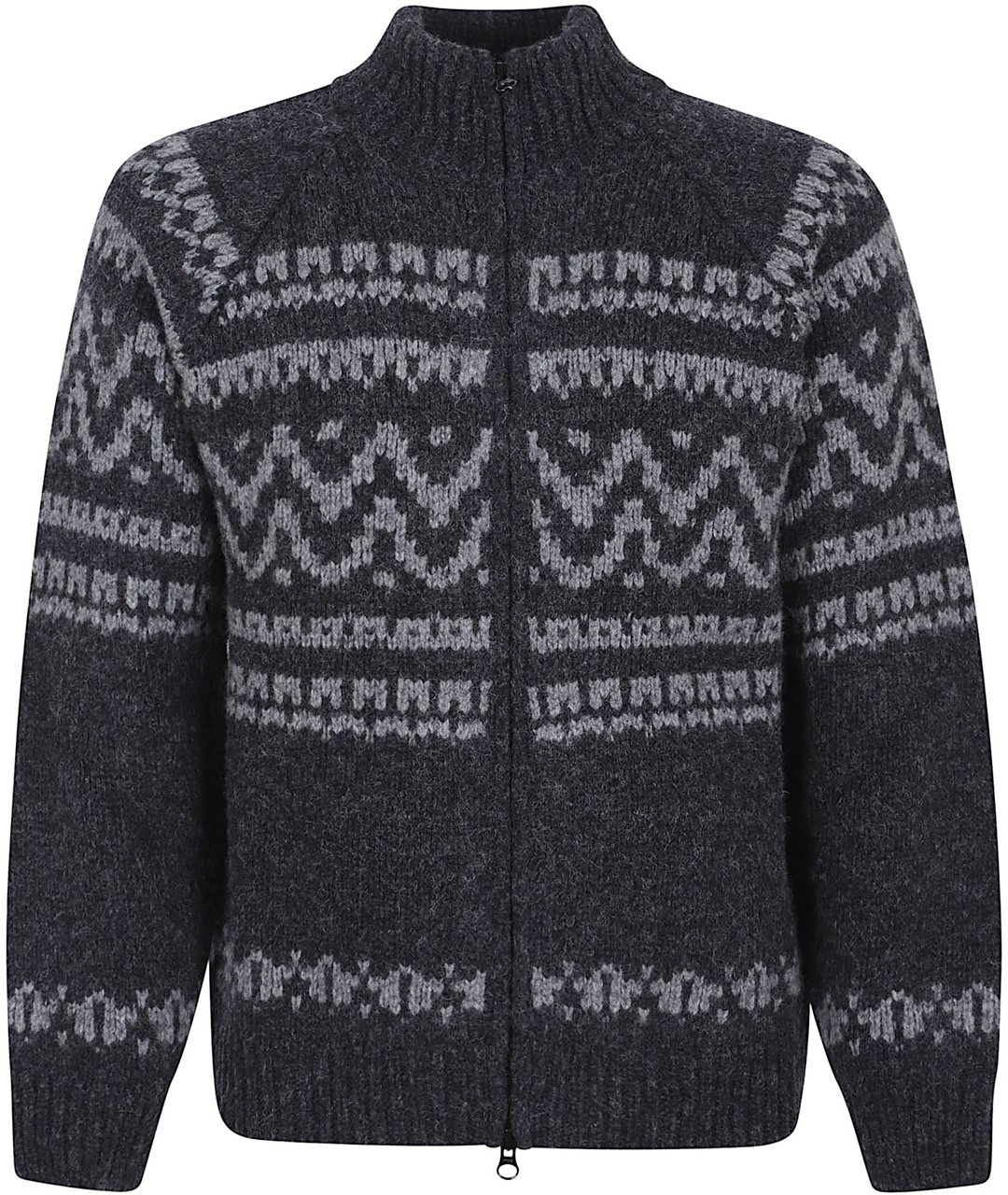 CP Company knitwear cardigan jacquard wool Grijs