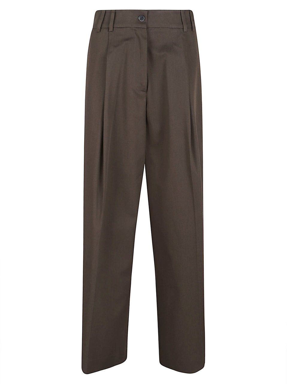 P.A.R.O.S.H. pantalone gabardina cotone Bruin