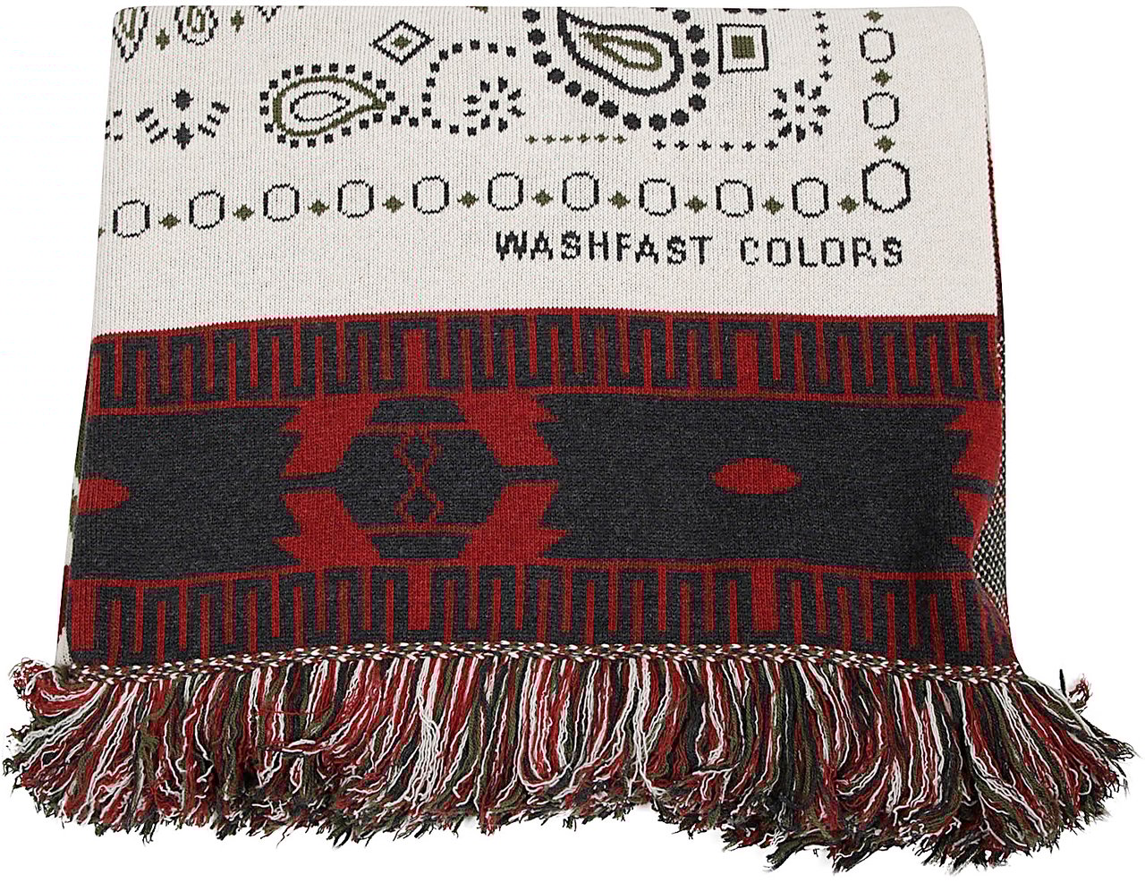Alanui bandana jacquard blanket Divers