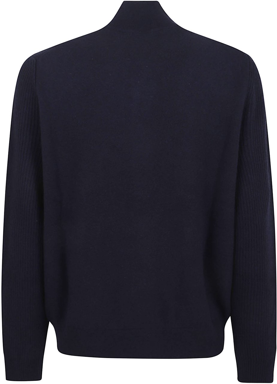 Lardini giubbino double in maglia uomo Blauw