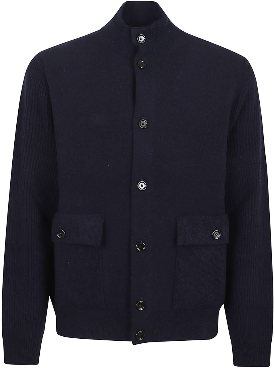 Lardini giubbino double in maglia uomo Blauw