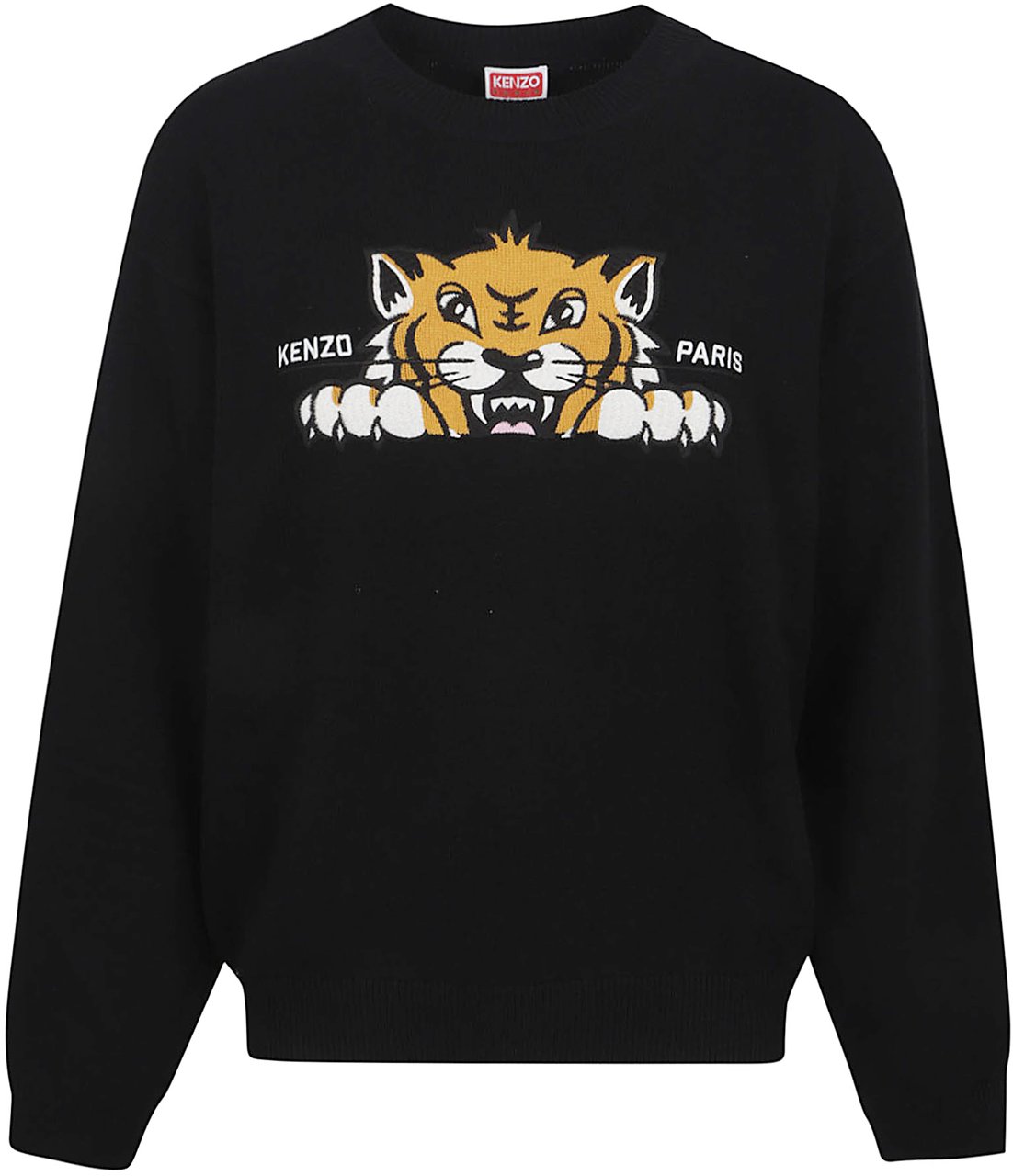 Kenzo rws kenzo happy tiger jumper Zwart