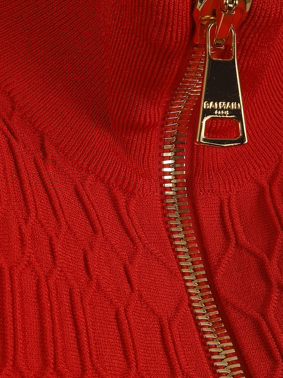 Balmain cropped sleeveless t Rood