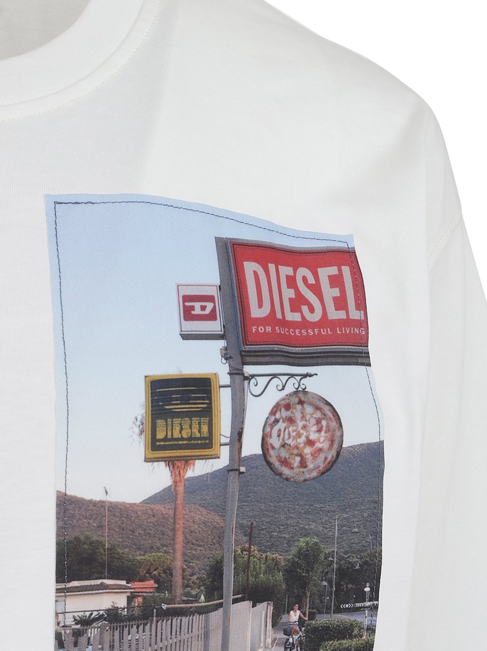Diesel t shirt Wit