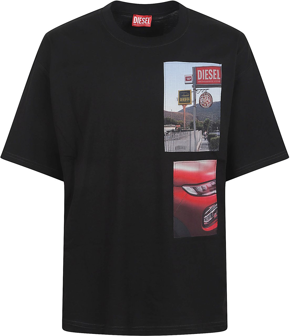 Diesel t shirt Zwart