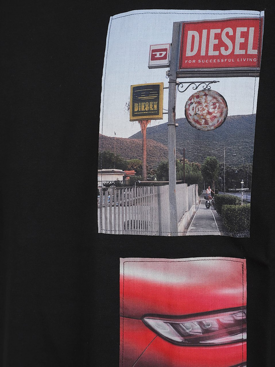 Diesel t shirt Zwart