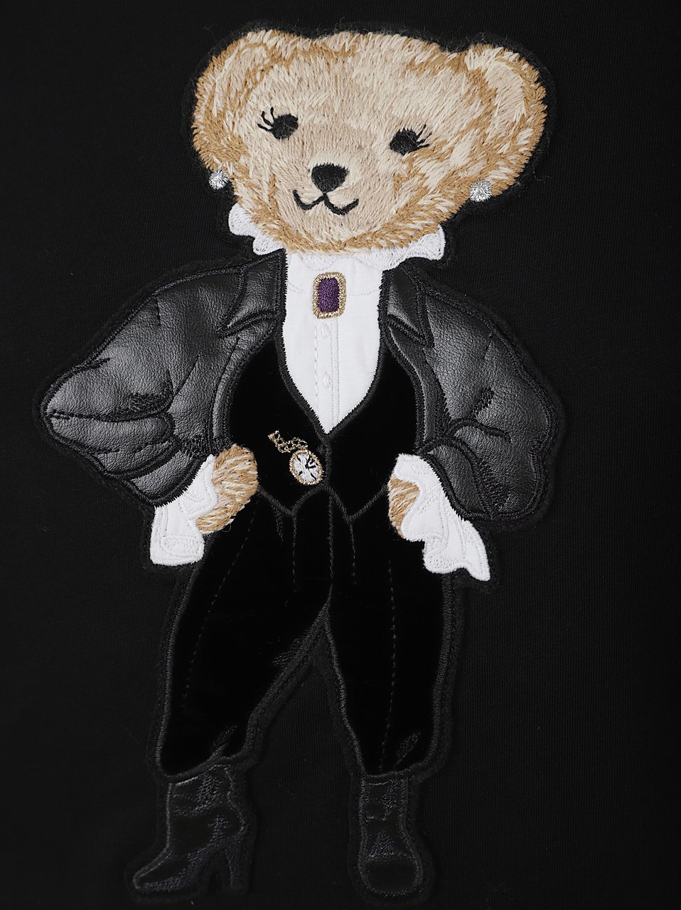 Ralph Lauren holiday bear short sleeve Zwart