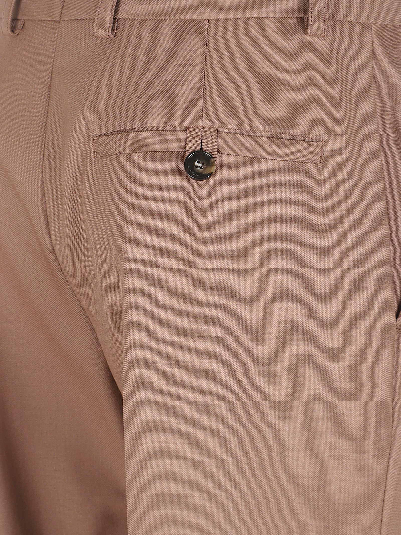 Stella McCartney canvas tailoring flared trouser Roze