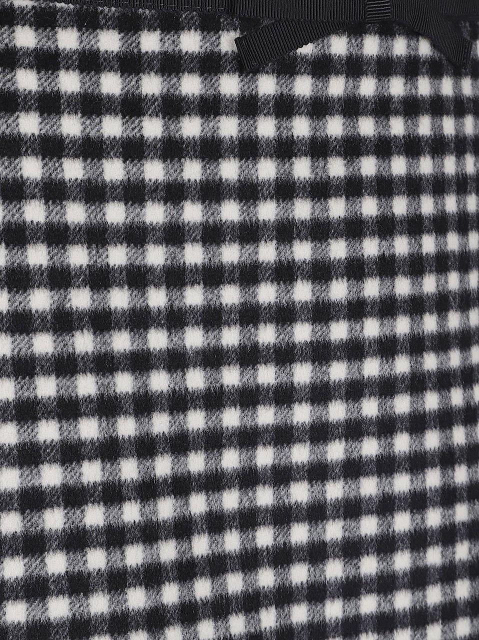 Valentino Garavani mossi micro vichy coat Wit