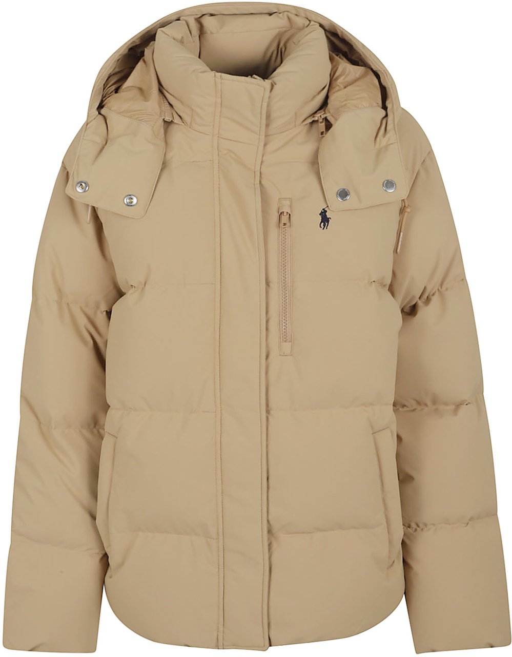 Ralph Lauren woven puffer coat Bruin