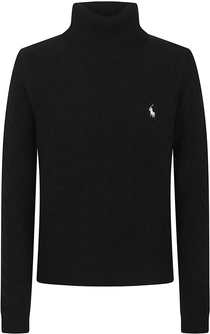 Ralph Lauren ls tn long sleeve pullover Zwart