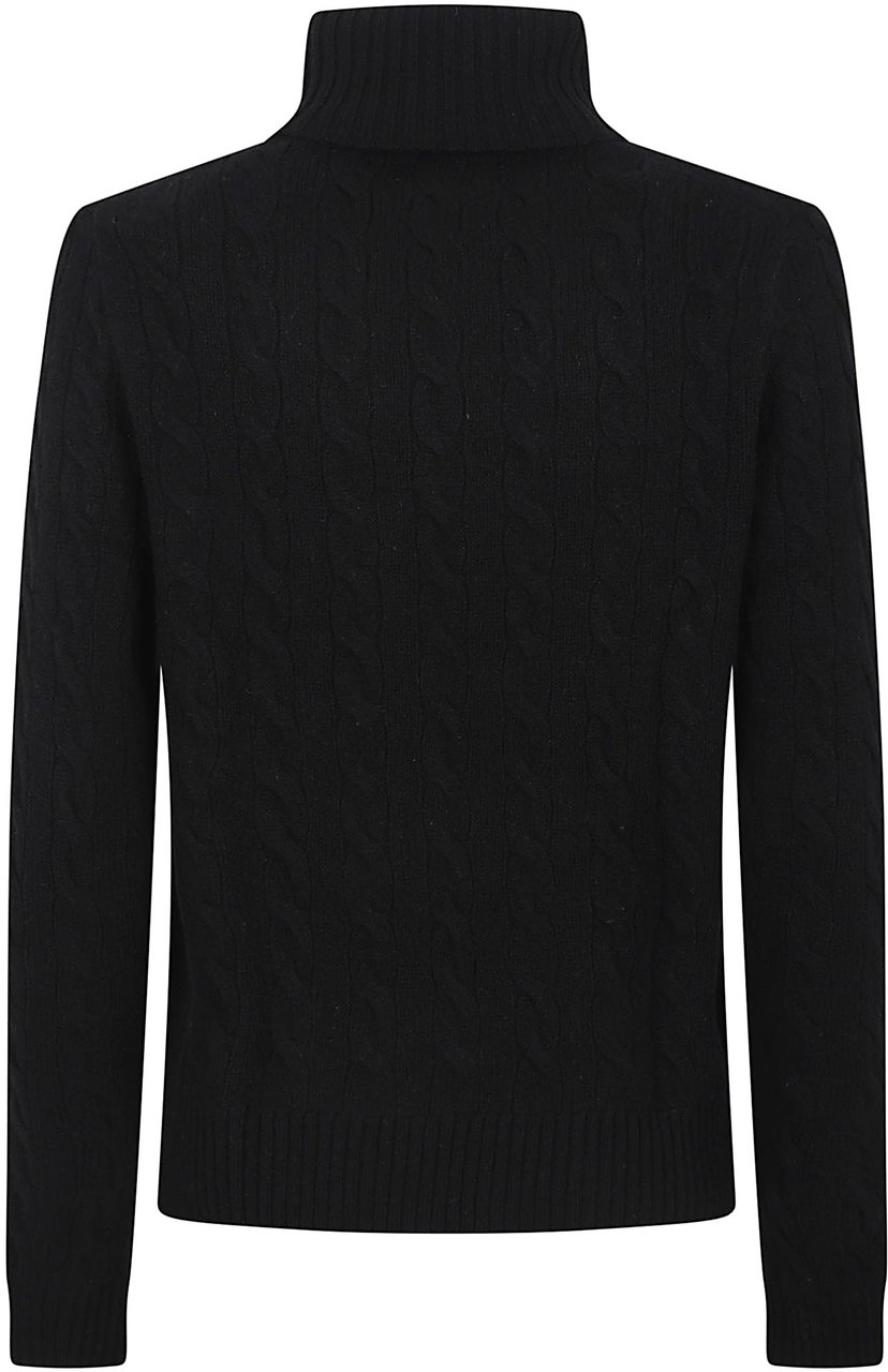 Ralph Lauren ls tn long sleeve pullover Zwart