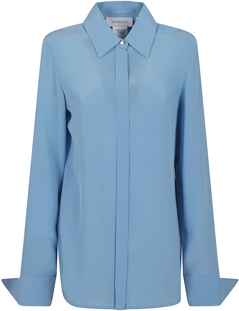Max Mara circolo camicia Blauw